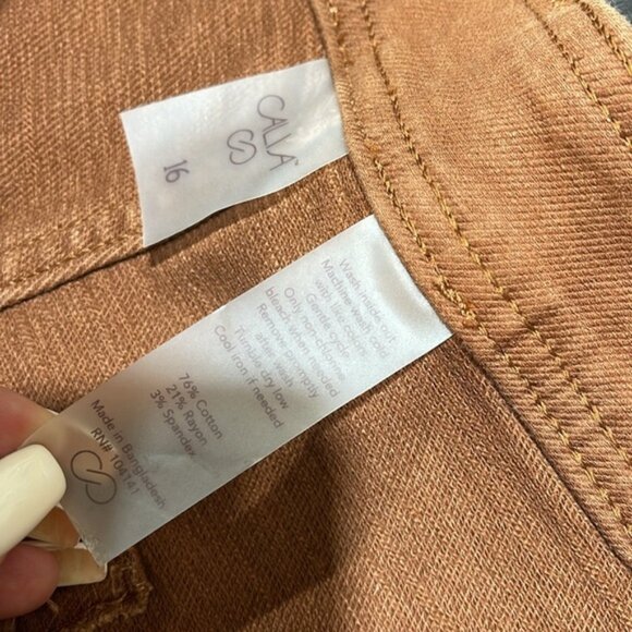 CALIA Women's High Rise Kickback Wide Leg Pant - Picture 6 of 8